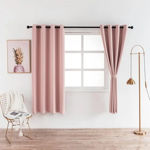 Miniatura 22 de MANGATA CASA - Cortinas opacas con estrellas para dormitorio - Juego de 2 cortinas de ventana para guardería con ojales – Cortinas opacas