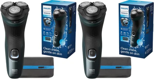 Miniatura 13 de Philips Norelco Shaver 2600 Series, afeitadora eléctrica en seco y húmedo, recortadora emergente, tapa P, bolsa de viaje, verde bosque oscuro