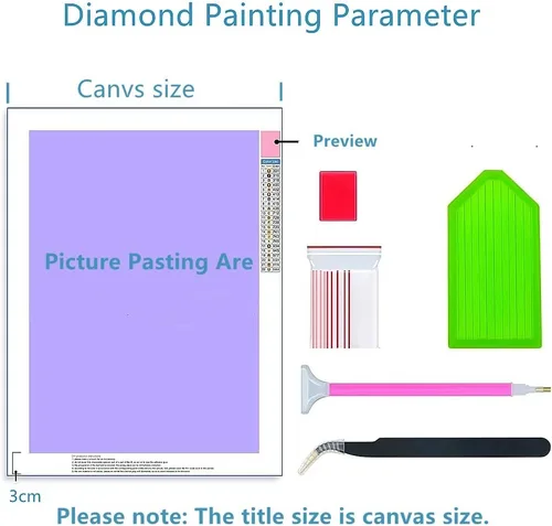 Miniatura 3 de Kits de pintura de diamantes 5D para perro, pomerania, taladro completo, cuentas redondas, arte de diamante, gemas de piedra, punto de cruz, pintura