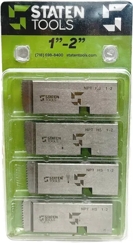 Miniatura 2 de NPT Universal 47770 1"-2" HS Troqueles de tubo de acero endurecido para RIDGID 811, 811A, 815A Die Head