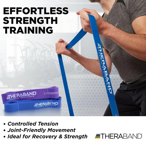Miniatura 3 de THERABAND High Resistance Band - Elastic Super Bands for Improving Flexibility, Injury Rehab, & Full Body Workouts - Heavy Duty Stretch Bands for