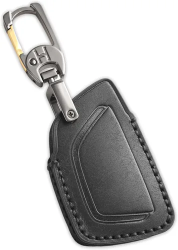 Miniatura 2 de Funda de llavero de cuero de 4 botones Hontumax para Chevy Tahoe Colorado Silverado Suburban Equinox Traverse, para GMC Yukon Sierra Acadia Canyon