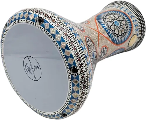 Miniatura 2 de Gawharet El Fan Classic - Percusión de tambor Darbuka de nácar de 17 pulgadas (Alma)