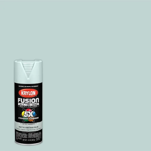 Miniatura 433 de Krylon Fusion - Pintura en aerosol adhesiva todo en uno para uso en interiores y exteriores, 12 onzas, aluminio