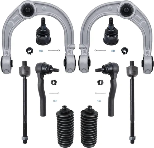 Miniatura 31 de Detroit Axle - Kit de suspensión frontal de 10 piezas para Jeep 2002-2004 Liberty, 2 brazos de control superiores con rótula 2 rótulas inferiores, 4