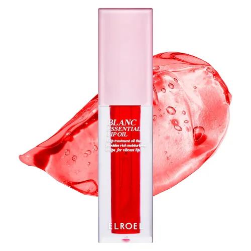 Miniatura 11 de ELROEL Blanc Essential Aceite Labial - Maquillaje de Brillo Labial Coreano Hidratante y Humectante de 50HR con 6 Extractos Botánicos - Esencia Clara