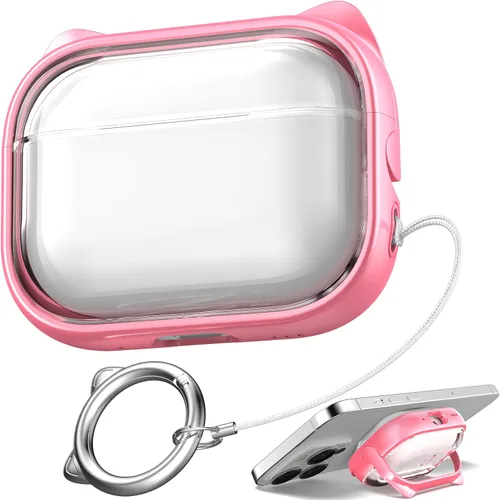 Miniatura 32 de Funda para Estuche de Airpods Pro de 2ª/1ª Generación, Compatible con Estuche de Airpods Pro de 2ª Gen Puerto de Carga USB C, Funda Suave