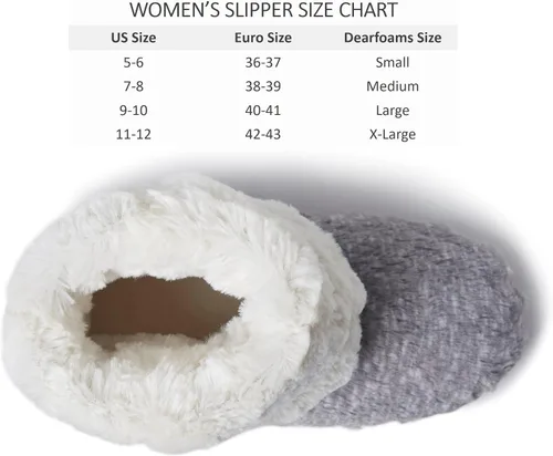 Miniatura 5 de Dearfoams Pantuflas plegables Beth Furry para mujer