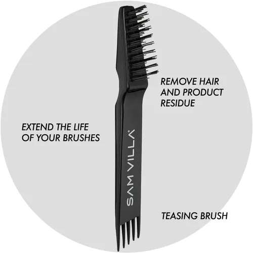 Miniatura 6 de Sam Villa Herramienta limpiadora de cepillos de pelo profesional 2 en 1 para todos los tipos de cepillos de cabello