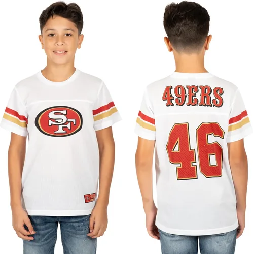 Miniatura 28 de Ultra Game NFL - Camiseta de malla vintage para niños