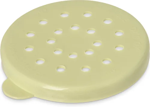 Miniatura 15 de Carlisle FoodService Products 427106 Tapa de polietileno para sal y pimienta solamente, 3.12 pulgadas de diámetro, color beige (caja de 12)