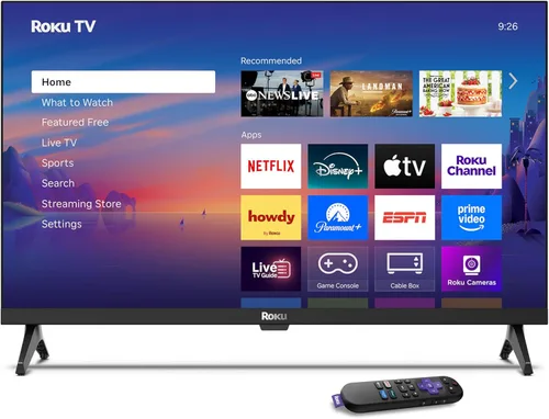 Miniatura 13 de Roku Smart TV – Serie Select de 24 pulgadas, 720p HD TV – Roku TV con control remoto por voz – Televisión LED de pantalla plana con Wi-Fi