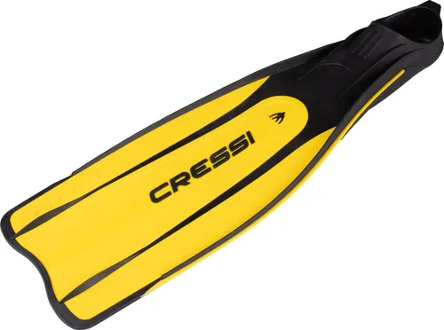 Miniatura 3 de Cressi Aletas de buceo con bolsillo para pies completos para adultos, Pro Star: fabricadas en Italia Amarillo