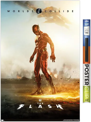 Miniatura 15 de DC Comics Movie The Flash - Póster de pared de una hoja, 34 pulgadas de largo x 22.4 pulgadas de ancho, versión premium sin marco