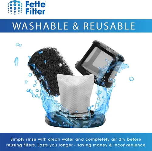 Miniatura 7 de Fette Filter - 2 HEPA + 4 filtros de espuma compatibles con Bissell Adapt Ion PowerLifter ReadyClean XRT, Adapt Ion Pet 2286, 2286A, 22862, 2387