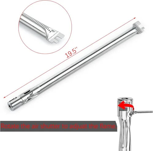 Miniatura 5 de Genesis E-330 Grill 4 quemadores 62752 7620 7621 Barras aromatizantes 65505 Piezas de repuesto para Weber Genesis Grill Parts 300 Series con control