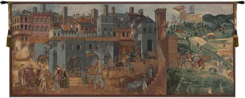 Miniatura 8 de Charlotte Home Furnishings Inc. - Tapiz italiano Torero para colgar en la pared, 12 x 9 pulgadas, mezcla de algodón y poliéster, arte de pared