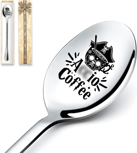 Miniatura 12 de Cuchara de café para gatos, divertida cuchara de acero inoxidable 304, cucharas de postre para gatos amantes de los gatos, mujeres, novia, regalo