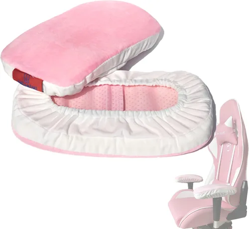 Miniatura 2 de Almohadillas ergonómicas para reposabrazos para silla de oficina, cojines extra suaves para oficina, juegos, sillas de escritorio, juego de 2