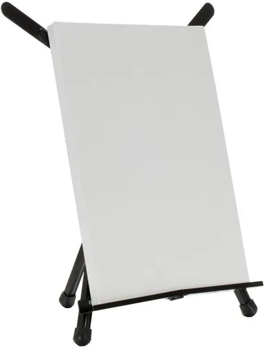 Miniatura 5 de Bob Ross Master Artist - Juego de pintura al óleo con caballete de mesa de aluminio y 2 lienzos estirados de 12 x 16 pulgadas para pintar
