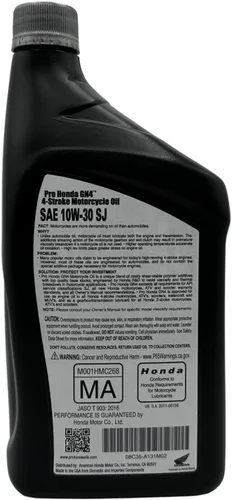 Miniatura 5 de Cyclemax Paquete de dos unidades compatibles con Honda GN4 10w30 4 tiempos aceite de motor 08C35-A131M02 contiene dos cuartos y un embudo