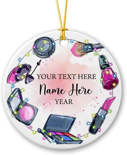 Miniatura 9 de Adorno de Cerámica Personalizado de Fotógrafo Fotografía Navidad 2025, Regalos de Adorno de Cámara Fotográfica para Navidad, Adornos de Cámara