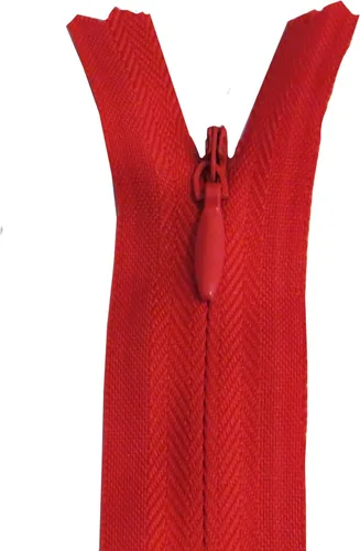Miniatura 2 de Seeking ROAM Cremalleras invisibles, bobina de nailon, 3, 2 piezas (rojo, 14")