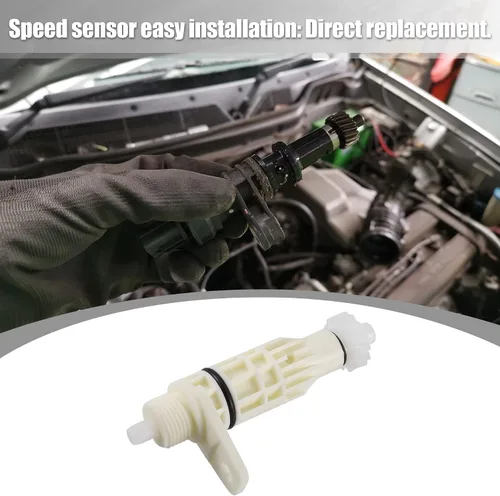 Miniatura 3 de X AUTOHAUX Sensor de velocidad de transmisión Sensor de transmisión de repuesto para Chevrolet Aveo 2004-2011 90375764 plástico metal blanco 1 unids