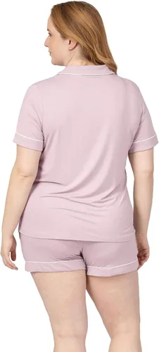 Miniatura 4 de Kindred Bravely Clea Classic - Conjunto de pijama de manga corta para maternidad y lactancia