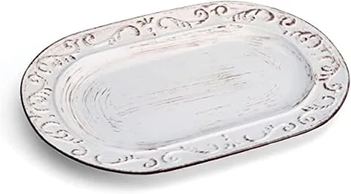 Miniatura 7 de Pfaltzgraff Trellis - Juego de 3 cuencos para servir, color blanco