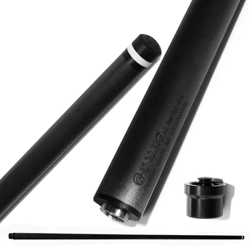 Miniatura 10 de 100% Carbon Fiber Shaft, Black Technology Shaft of Pool Cue Front Part for Billiard Play/Break/Snooker Cue Shaft with Foam- 737 mm,745mm,765mm