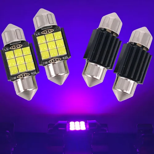 Miniatura 22 de SOCAL-LED - Bombilla LED de 0.157 x 1.220 in de Canbus Super Bright 3030 Chipset para interior de coche, luz de cúpula DE3175, luz de mapa, azul