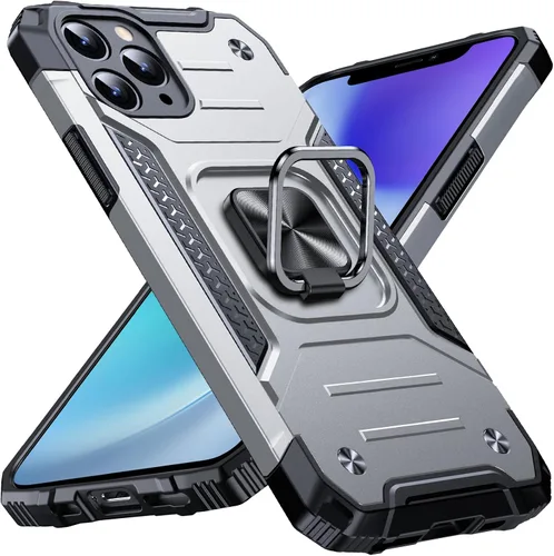 Miniatura 117 de Anqrp Funda resistente para iPhone 6/7/8/SE/SE2 con soporte de anillo mejorado y agarre, grado militar, a prueba de golpes, resistente y robusta