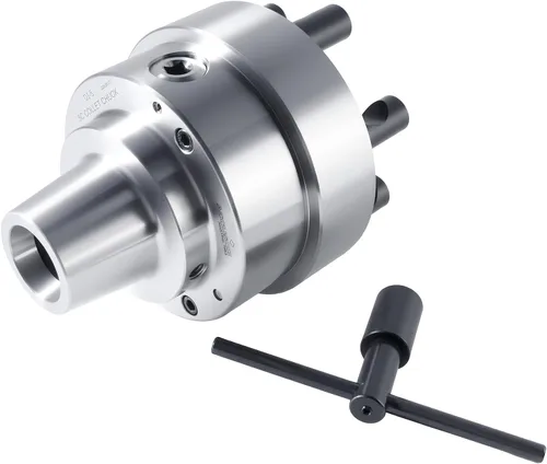 Miniatura 7 de Accusize Industrial Tools Portabrocas 5C de 5-1/2 '' con montaje integral de Camlock D1-5, perno de 3/4 pulgadas, 0269-0015 Soporte integral D1-5