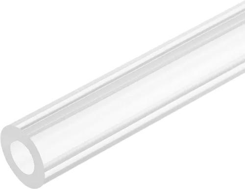 Miniatura 36 de MECCANIXITY Tubo de acrílico rígido redondo transparente 1mm(0.04") DI 3mm(1/8") DE 305mm(12") para lámparas y linternas, sistema de refrigeración