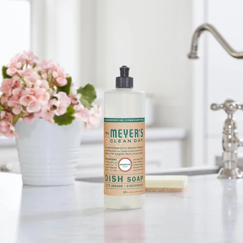 Miniatura 103 de Mrs. Meyer’s Clean Day - Detergente líquido para platos, aroma a lavanda, botella de 16 oz