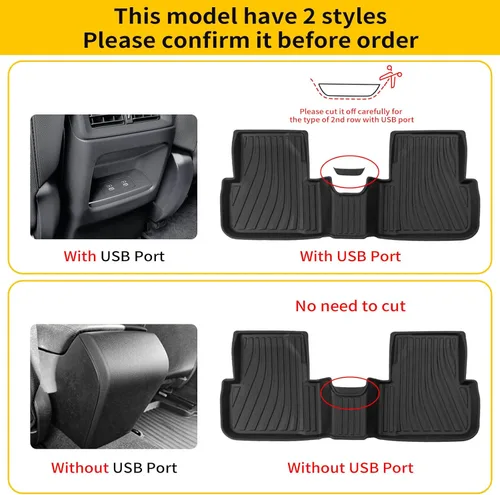 Miniatura 2 de Alfombrillas para Piso Compatibles con Honda Civic Sedán 2022-2025 2026 (No para Hatchback) Alfombrilla para Maletero, Alfombrilla de Carga, Forro