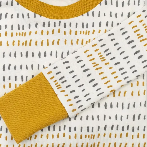 Miniatura 3 de HonestBaby Pijama unisex de algodón orgánico para niños y bebés