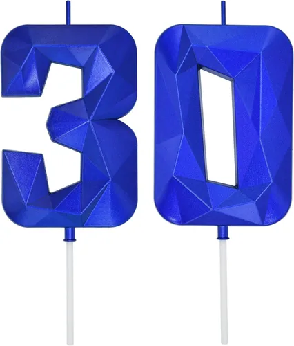 Miniatura 238 de DERVENTA Velas de cumpleaños con números grandes, 3D, color rosa, 3.7 pulgadas, decoración para tartas de fiesta, 1 pieza (número 3 rosa)