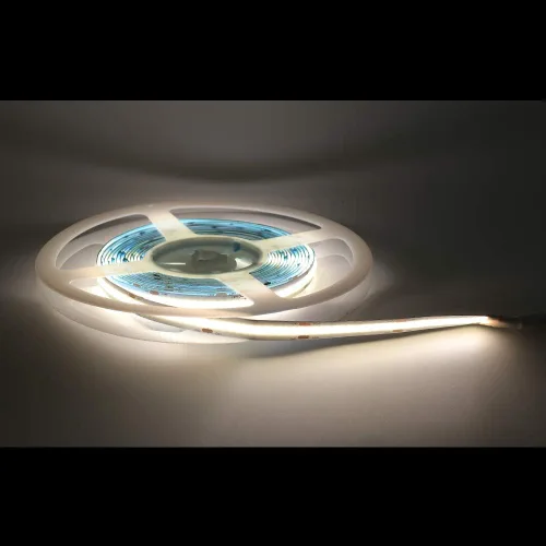Miniatura 14 de COB - Tira de luces LED, 16.4 ft/16.4 pies, flexible, flexible, flexible, flexible, luces de cuerda LED COB, 12 V, 320 LEDs/m, blanco cálido, 3000