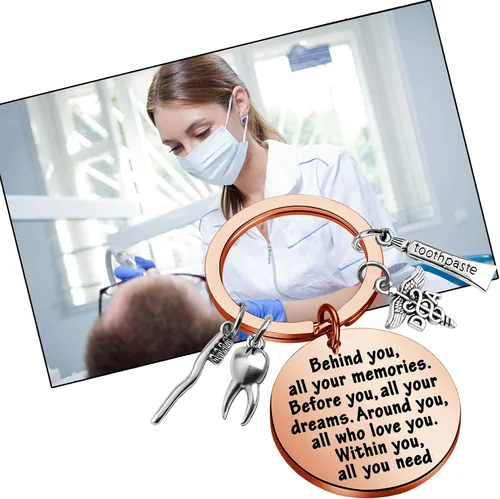Miniatura 6 de Feelmem - Llavero con texto en inglés "Future Dentist Gift