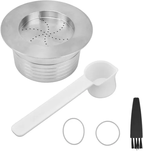 Miniatura 7 de Cápsula de café de acero inoxidable, cápsulas de café reutilizables, filtro de café recargable, compatible con Lavazza Blue LB951 y Saeco CB-100