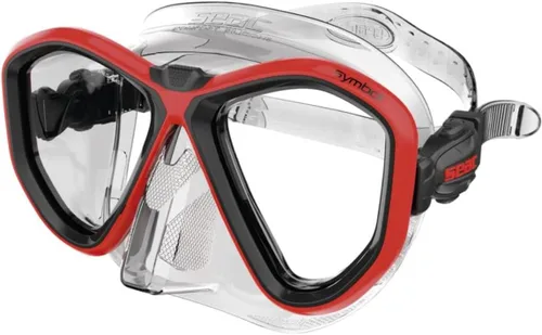 Miniatura 12 de Seac Símbolo, máscara de buceo hecha en Italia con dos lentes y hebilla 3D