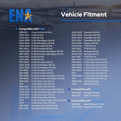 Miniatura 5 de ENA Juego de 8 bobinas de encendido de maletero curvadas compatibles con Ford Lincoln Mercury 4.6L 5.4L V8 Reemplazo para DG508 C1454 C1417 FD503
