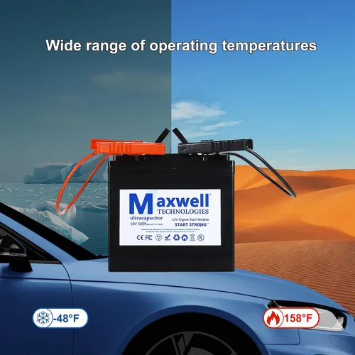 Miniatura 5 de Maxwell 16V 500F Super Capacitor 12V Jump Starter 6000A Paquete de batería de arranque de coche (hasta 8.0L de gas, motor diesel de 6.0 L)