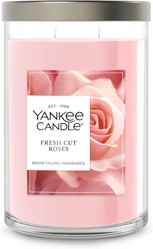 Yankee Candle Fresh Cut Roses Signature 1630709 - Vela en vaso grande Rosas recién cortadas