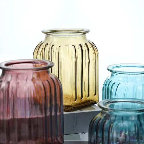 Miniatura 8 de SOCOSY Tarro de cristal transparente vintage para dulces con tapa, tarro de comida, tarro de nueces, caja de joyería, tarros de dulces de boda