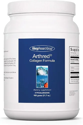 Allergy Research Group Colágeno en polvo para hombres y mujeres, péptidos de colágeno, suplemento de Arthred, de origen bovino, polvo de Arthred,
