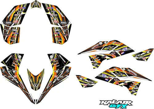 Miniatura 6 de Kit de gráficos para KTM 450XC 450SX 525XC 525SX (2008-2013) Prime Series Cm 16 Mil – ATV UTV Dirt Bike Adhesivos, Quad Dirtbike Racing Decal