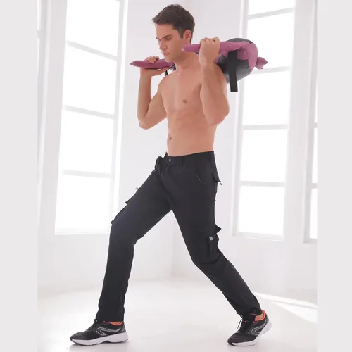 Miniatura 6 de Pantalón de carga para hombre al aire libre, ligero, táctico, para senderismo, jogger, ajuste clásico, bolsillos múltiples